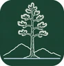 Garland County Tree Service pine-and-ridge badge